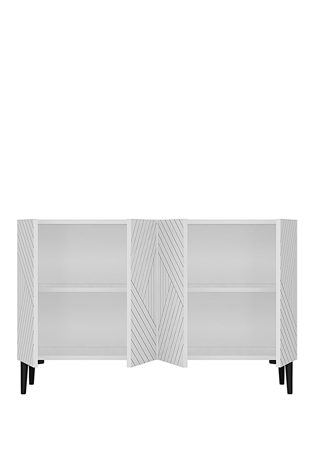 Κονσόλα Eleonas Λευκό 120x32x75 εκ. Μελαμίνης