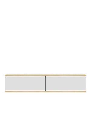 Συρταριέρα Arkochori Δρυς Sapphire - Λευκό 120x29.6x25.5 εκ. Μελαμίνης - Pakobazaar