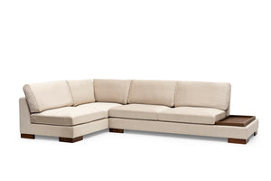 Γωνιακός Καναπές Polydrosos Αριστερή Γωνία Μπεζ 97x193x80 εκ. Κωδ. With