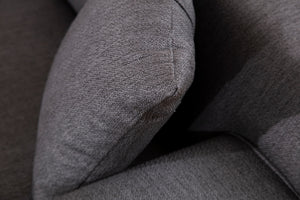 Διθέσιος Καναπές Voidomatis Ανθρακί 165x86x87 εκ. - Pakobazaar