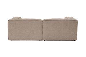 Διθέσιος Καναπές Serifos Καφέ 214x105x66 εκ.