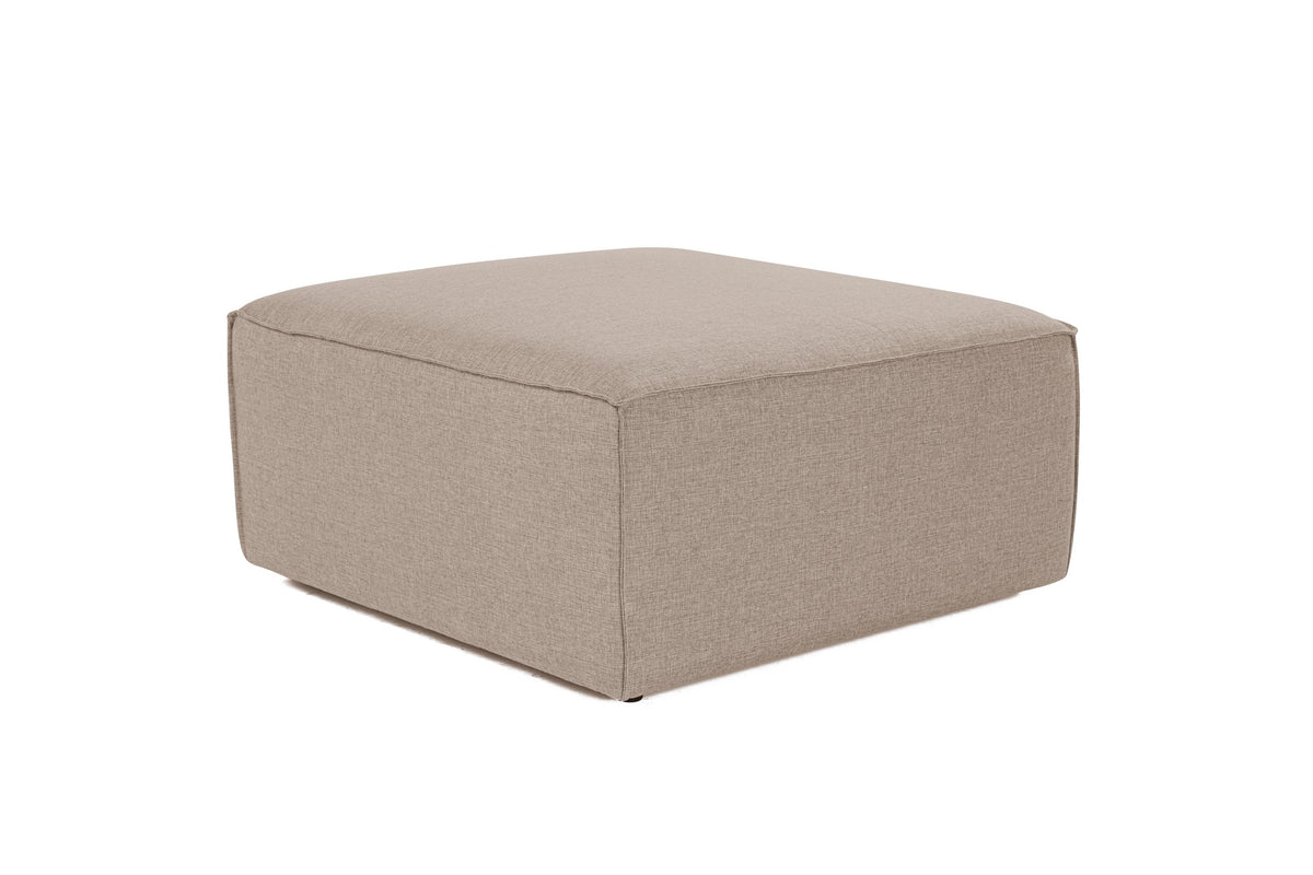 Πουφ Serifos Καφέ 85x85x66 εκ.