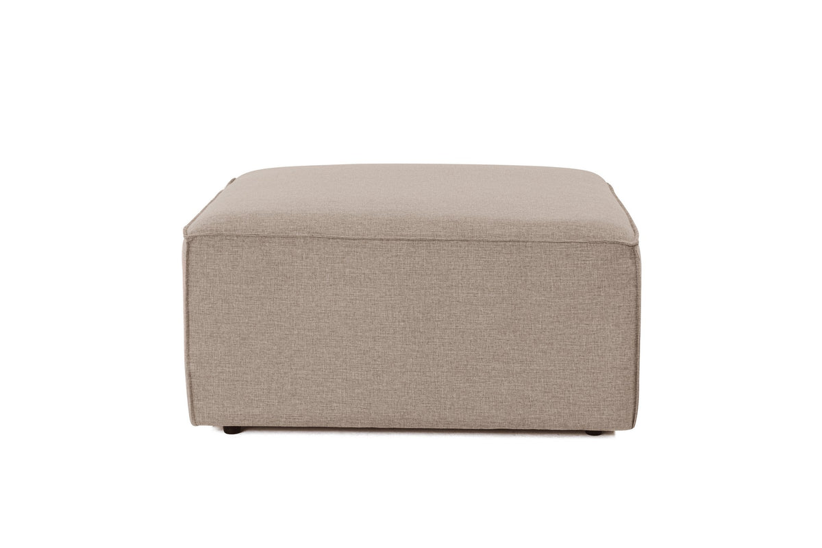 Πουφ Serifos Καφέ 85x85x66 εκ.