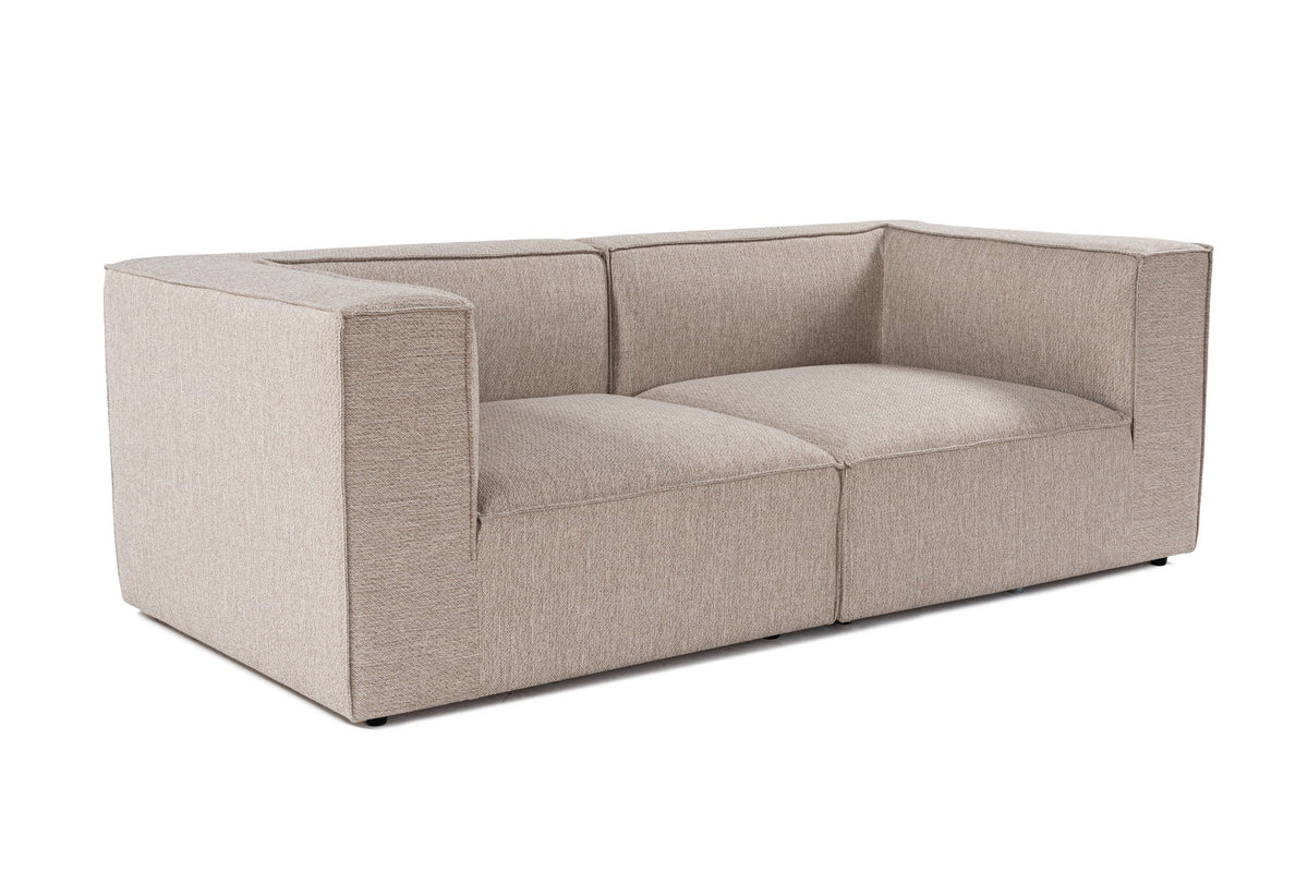 Διθέσιος Καναπές Donousa Άμμου 190x95x65 εκ.