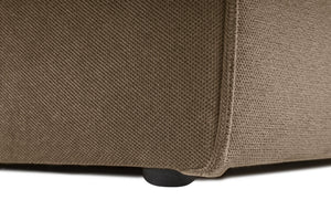 Γωνιακός Καναπές Donousa Αριστερή Γωνία Καφέ 350x190x65 εκ.