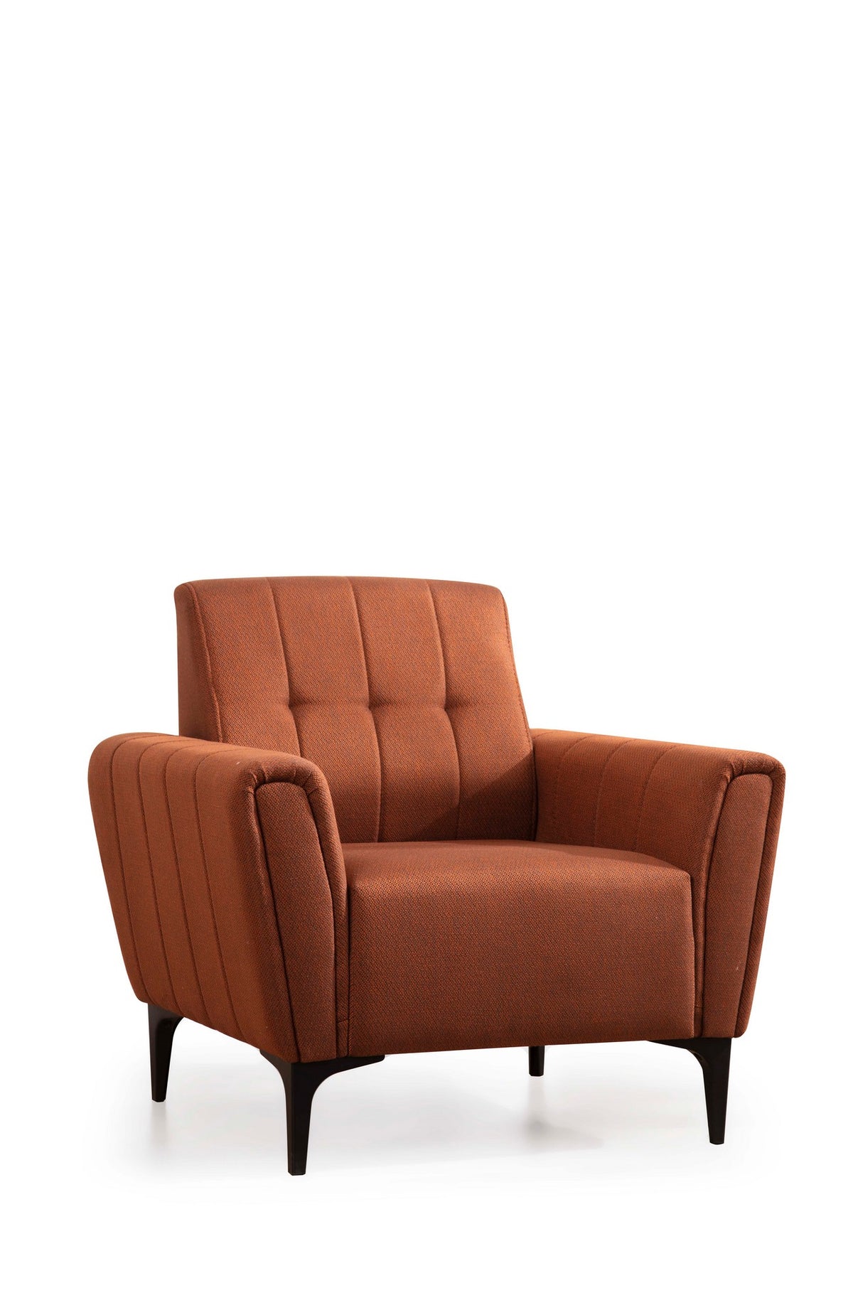 Πολυθρόνα Fassolou Κεραμιδί 95x90x77 εκ.