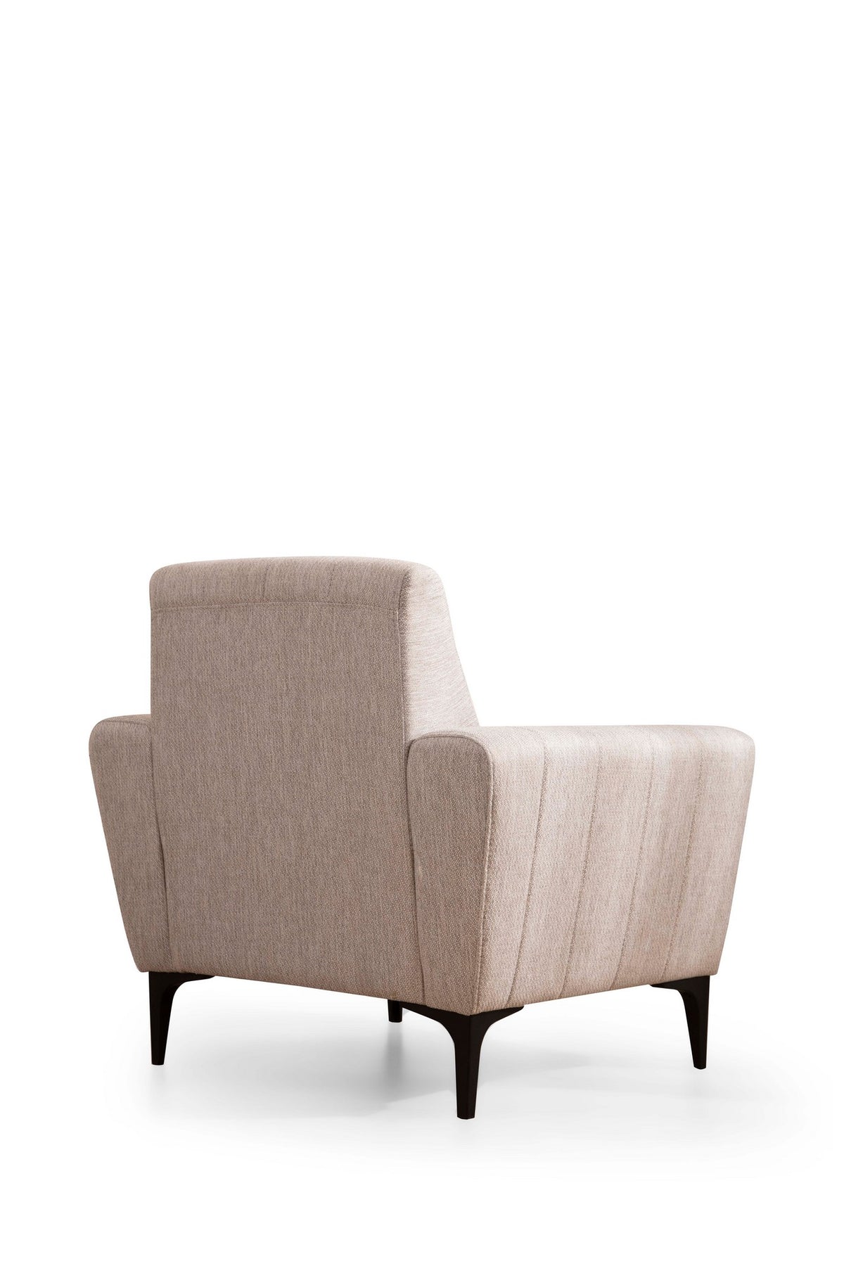 Πολυθρόνα Fassolou Μπεζ 95x90x77 εκ.