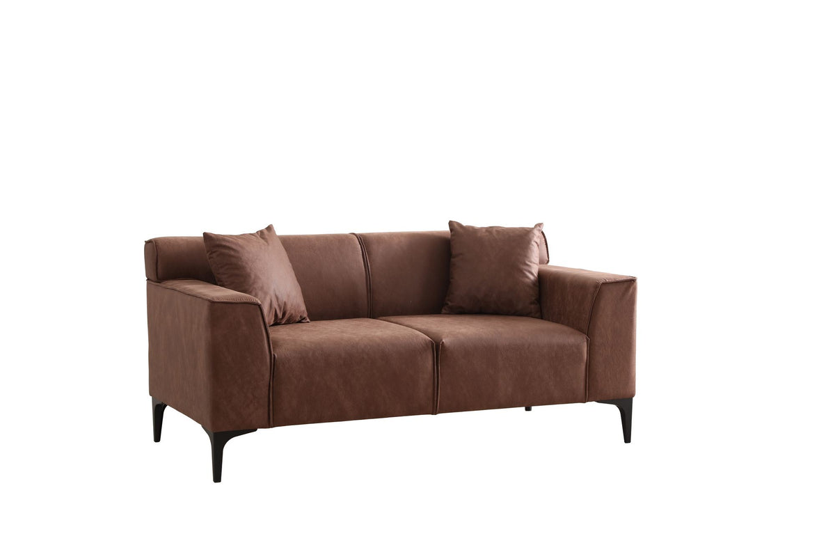 Διθέσιος Καναπές Artemonas Κονιάκ 163x86x69 εκ.