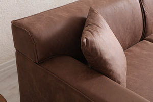 Γωνιακός Καναπές Artemonas Δεξιά Γωνία Κονιάκ 250x145x69 εκ.