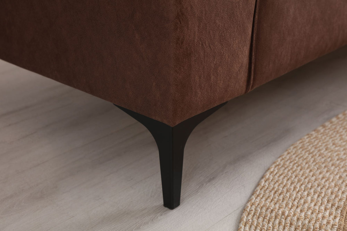 Γωνιακός Καναπές Artemonas Δεξιά Γωνία Κονιάκ 250x145x69 εκ.