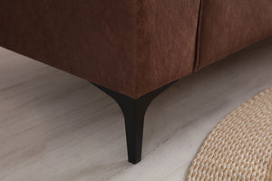 Γωνιακός Καναπές Artemonas Δεξιά Γωνία Κονιάκ 250x145x69 εκ.