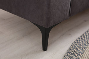 Γωνιακός Καναπές Artemonas Δεξιά Γωνία Ανθρακί 250x145x69 εκ.