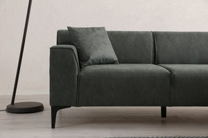 Γωνιακός Καναπές Artemonas Δεξιά Γωνία Πράσινο 250x145x69 εκ.