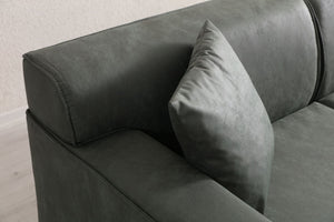 Γωνιακός Καναπές Artemonas Δεξιά Γωνία Πράσινο 250x145x69 εκ.
