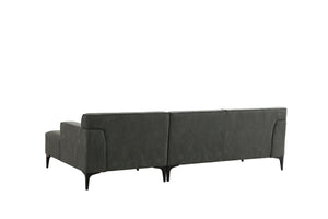 Γωνιακός Καναπές Artemonas Δεξιά Γωνία Πράσινο 250x145x69 εκ.