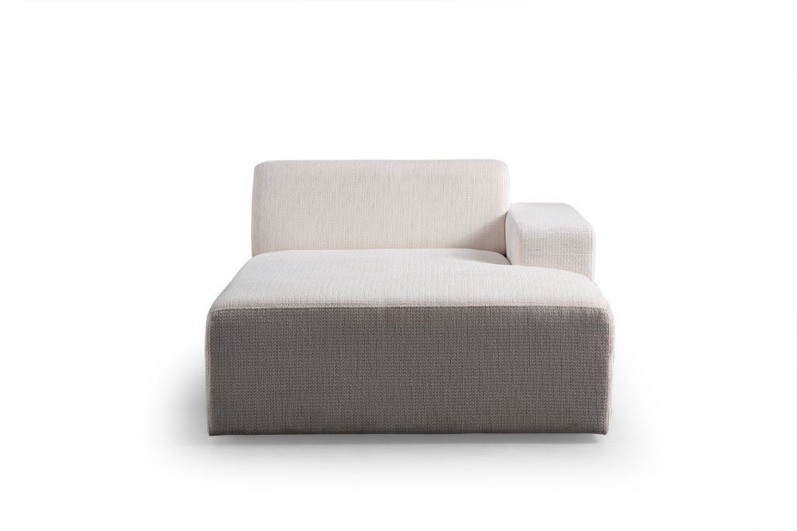Γωνιακός Καναπές Pappados Δεξιά Γωνία Λευκό 100x145x75 εκ. Κωδ. O2