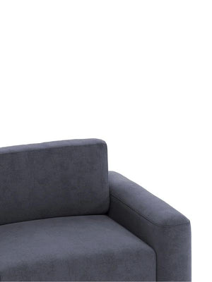 Τριθέσιος Καναπές Sykamia Πετρόλ Μπλε 220x105x87 εκ. Μασίφ Ξύλου - Pakobazaar