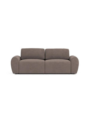 Τριθέσιος Καναπές Peristera Καφέ 230x105x87 εκ. Μασίφ Ξύλου - Pakobazaar