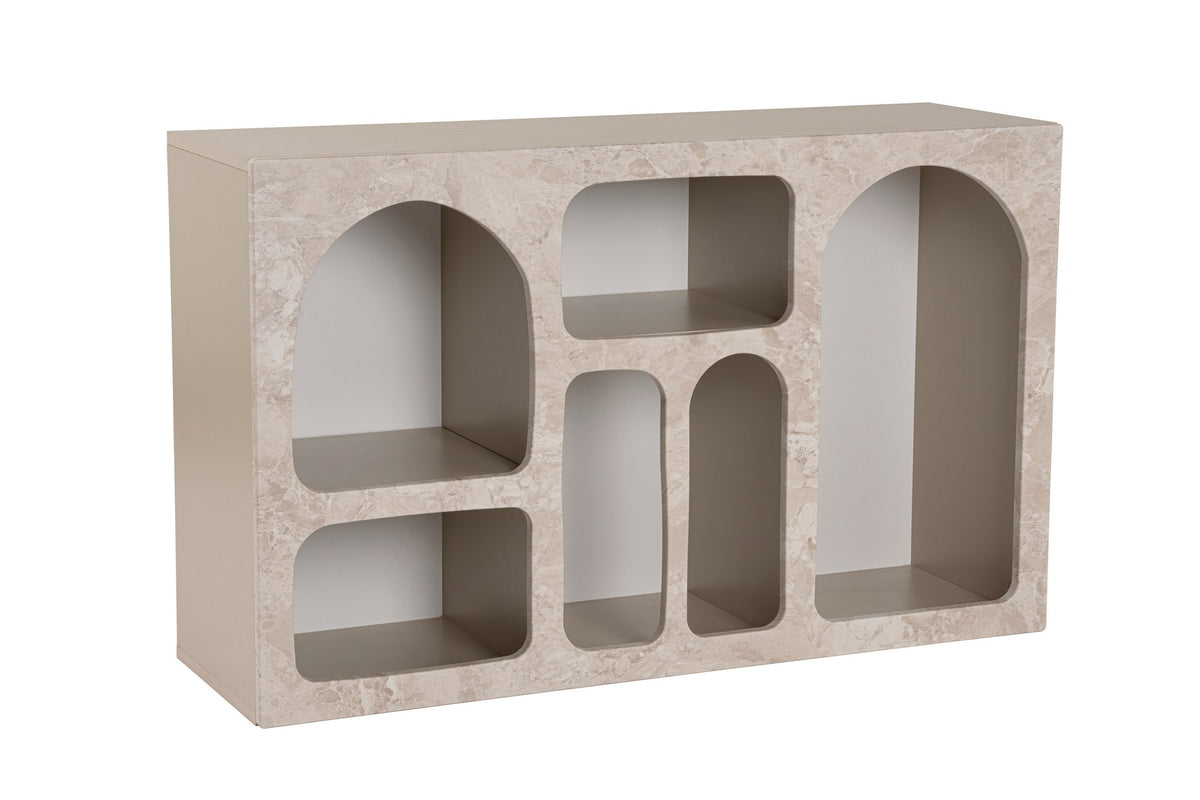 Κονσόλα Ostria Travertine - Αμμόλιθος 120x37x74 εκ. Μελαμίνης - Pakobazaar