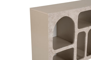 Κονσόλα Ostria Travertine - Αμμόλιθος 120x37x74 εκ. Μελαμίνης - Pakobazaar