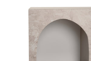 Κονσόλα Ostria Travertine - Αμμόλιθος 120x37x74 εκ. Μελαμίνης - Pakobazaar