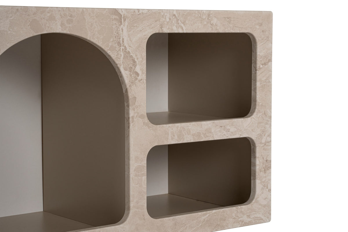Κονσόλα Nas Travertine - Αμμόλιθος 160x40x51 εκ. Μελαμίνης