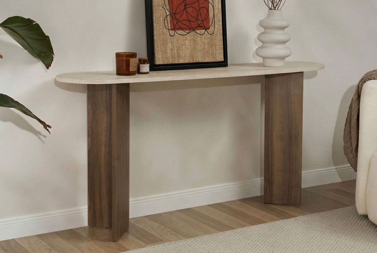 Μπουφές Koutavos Travertine - Καρυδί Venezia 150x35x75 εκ. Μελαμίνης