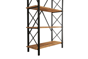 Βιβλιοθήκη Agiofyllo Ατλαντικό Πεύκο - Μαύρο 90x33.5x180 εκ. Μελαμίνης