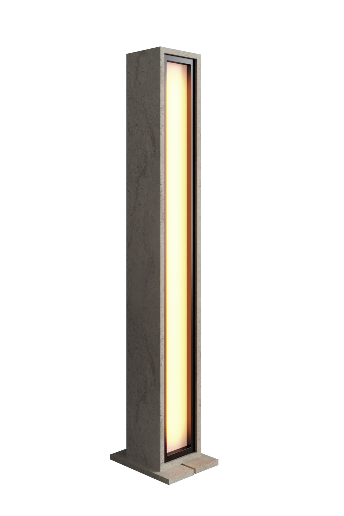 Φωτιστικό Δαπέδου Mandraki Με LED Travertine 19.2x17x141 εκ. Μελαμίνης