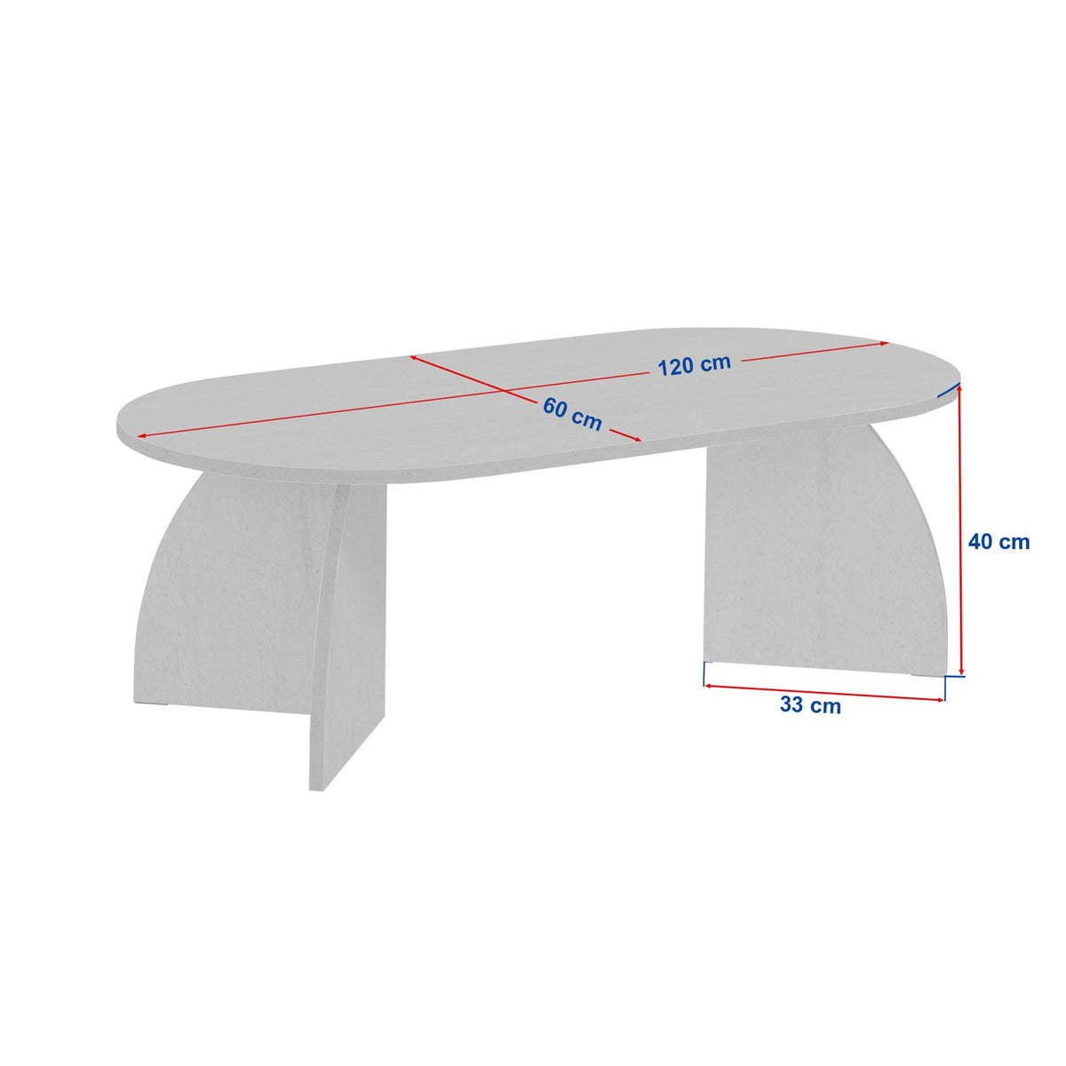 Τραπεζάκι Σαλονιού Vatika Μαύρο Ξύλο 120x60x40 εκ. Μελαμίνης