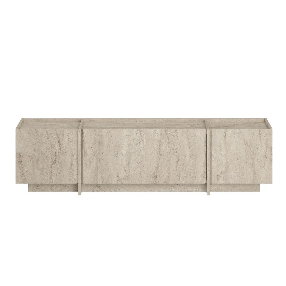 Έπιπλο Τηλεόρασης Psara Με Soft-Close Travertine 180x35x46 εκ. Μελαμίνης