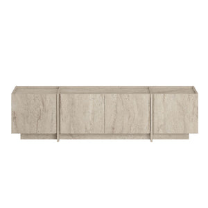 Έπιπλο Τηλεόρασης Psara Με Soft-Close Travertine 180x35x46 εκ. Μελαμίνης