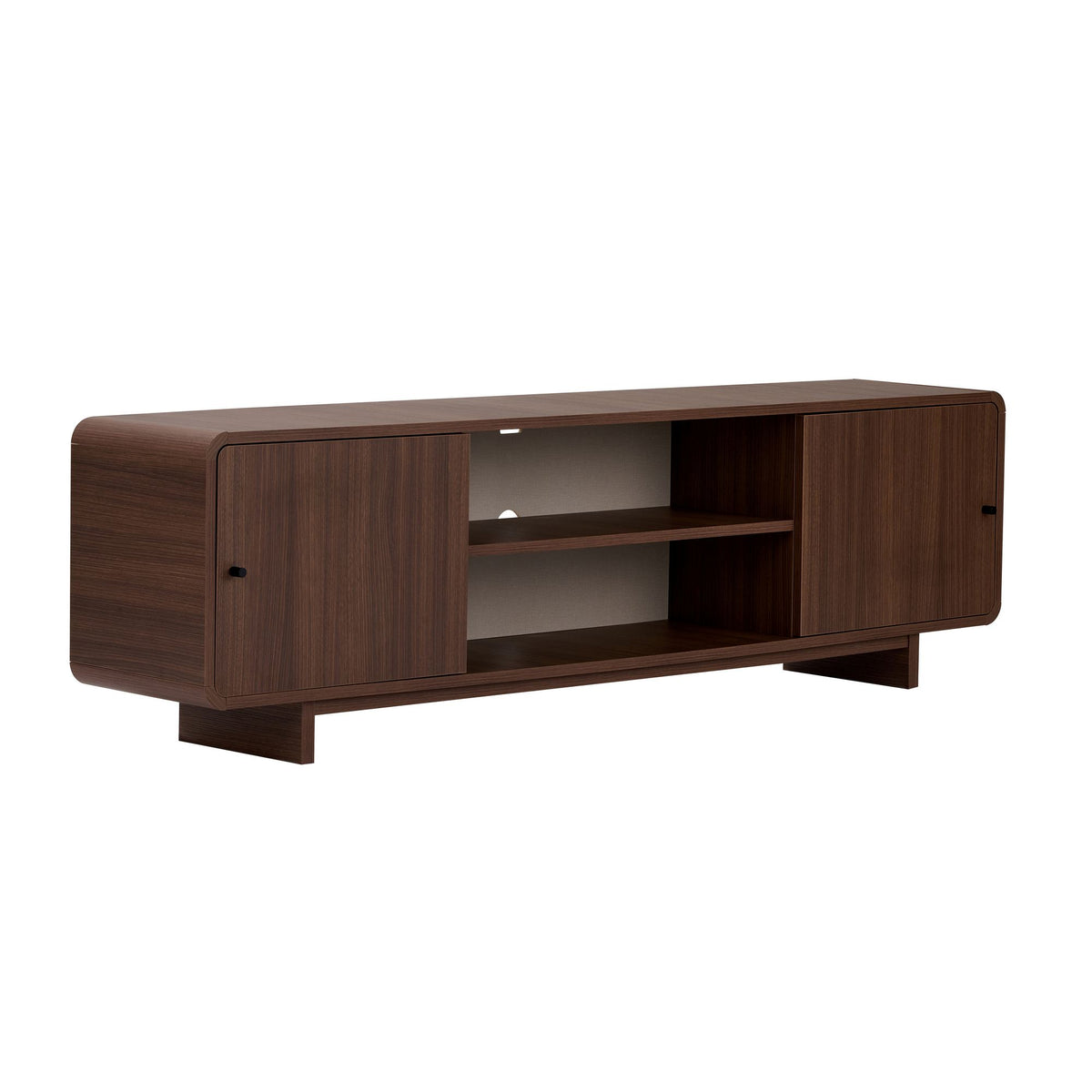 Έπιπλο Τηλεόρασης Mastichari Με Soft-Close Καρυδί 180x34x52 εκ. Μελαμίνης