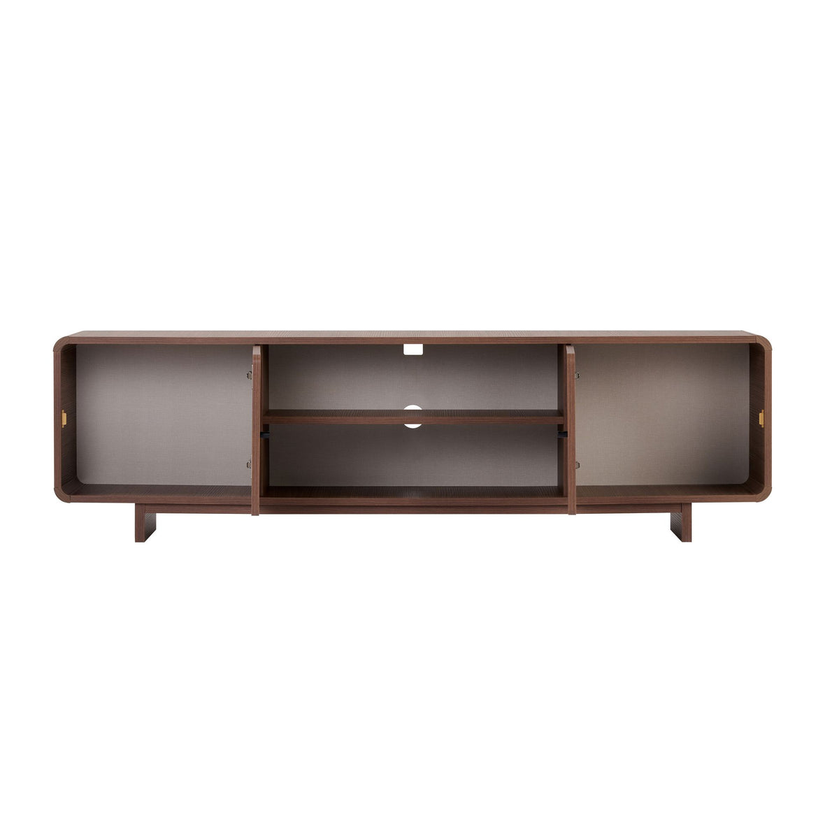Έπιπλο Τηλεόρασης Mastichari Με Soft-Close Καρυδί 180x34x52 εκ. Μελαμίνης