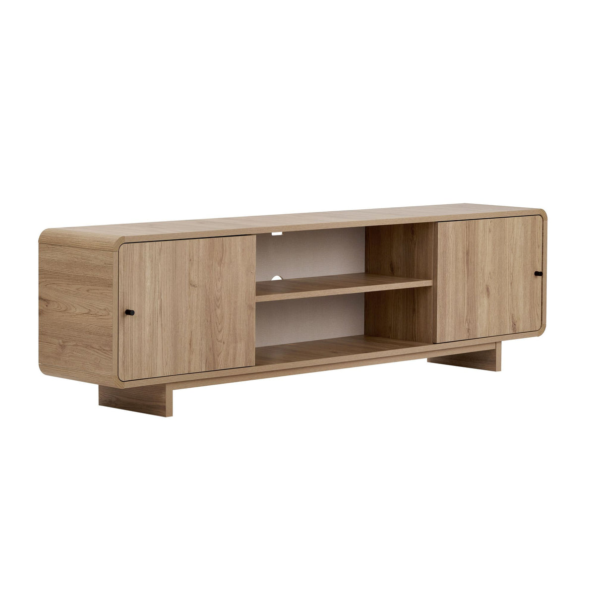 Έπιπλο Τηλεόρασης Mastichari Με Soft-Close Δρυς 180x34x52 εκ. Μελαμίνης