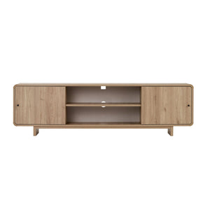 Έπιπλο Τηλεόρασης Mastichari Με Soft-Close Δρυς 180x34x52 εκ. Μελαμίνης