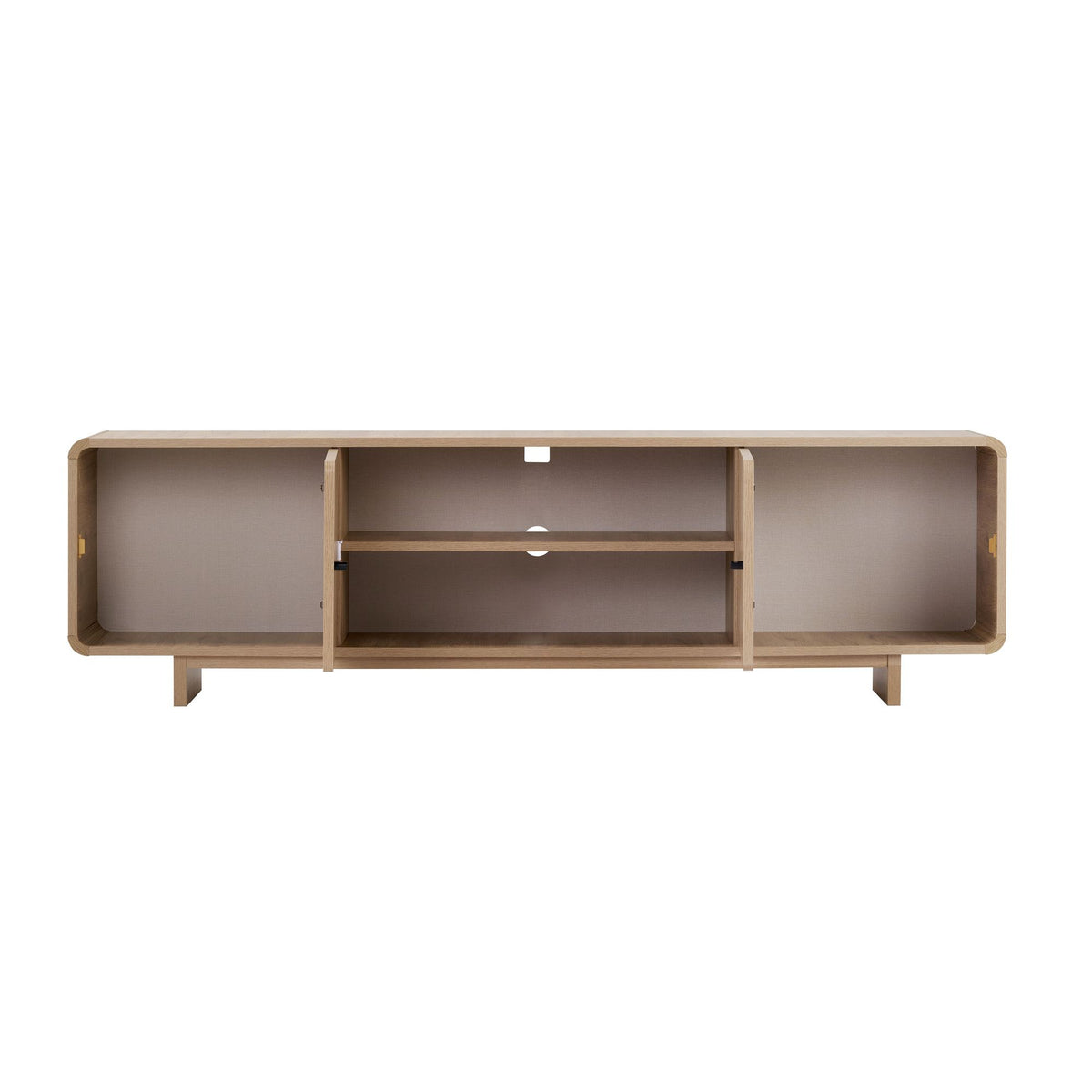 Έπιπλο Τηλεόρασης Mastichari Με Soft-Close Δρυς 180x34x52 εκ. Μελαμίνης