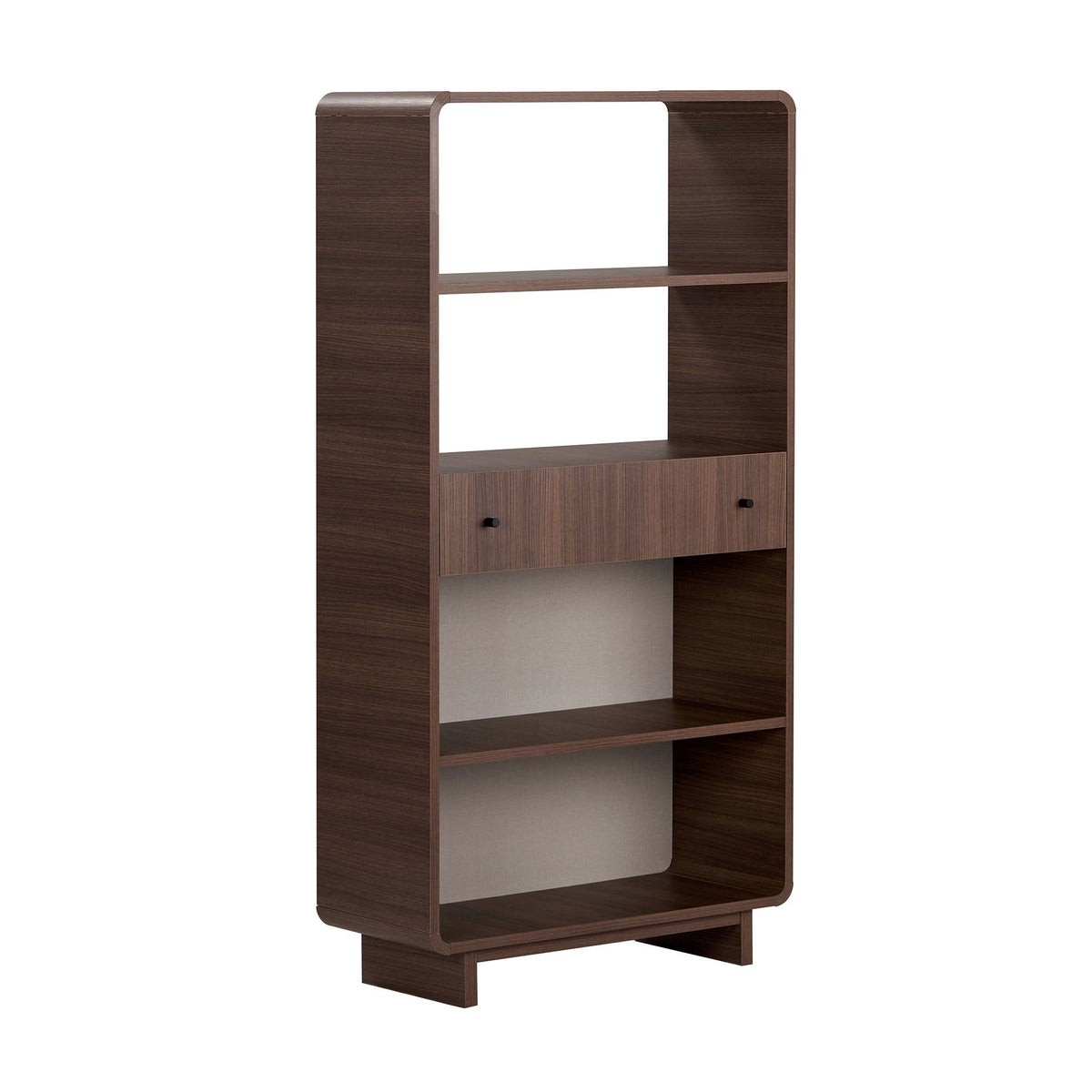 Βιβλιοθήκη Marmari Με Soft-Close Καρυδί 78x34x153 εκ. Μελαμίνης