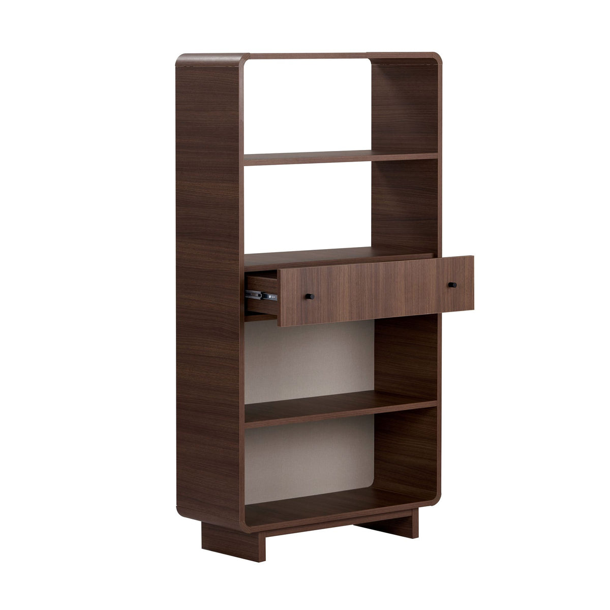 Βιβλιοθήκη Marmari Με Soft-Close Καρυδί 78x34x153 εκ. Μελαμίνης