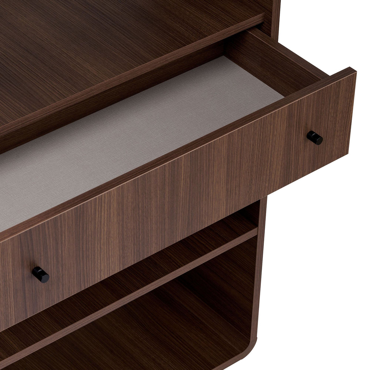Βιβλιοθήκη Marmari Με Soft-Close Καρυδί 78x34x153 εκ. Μελαμίνης