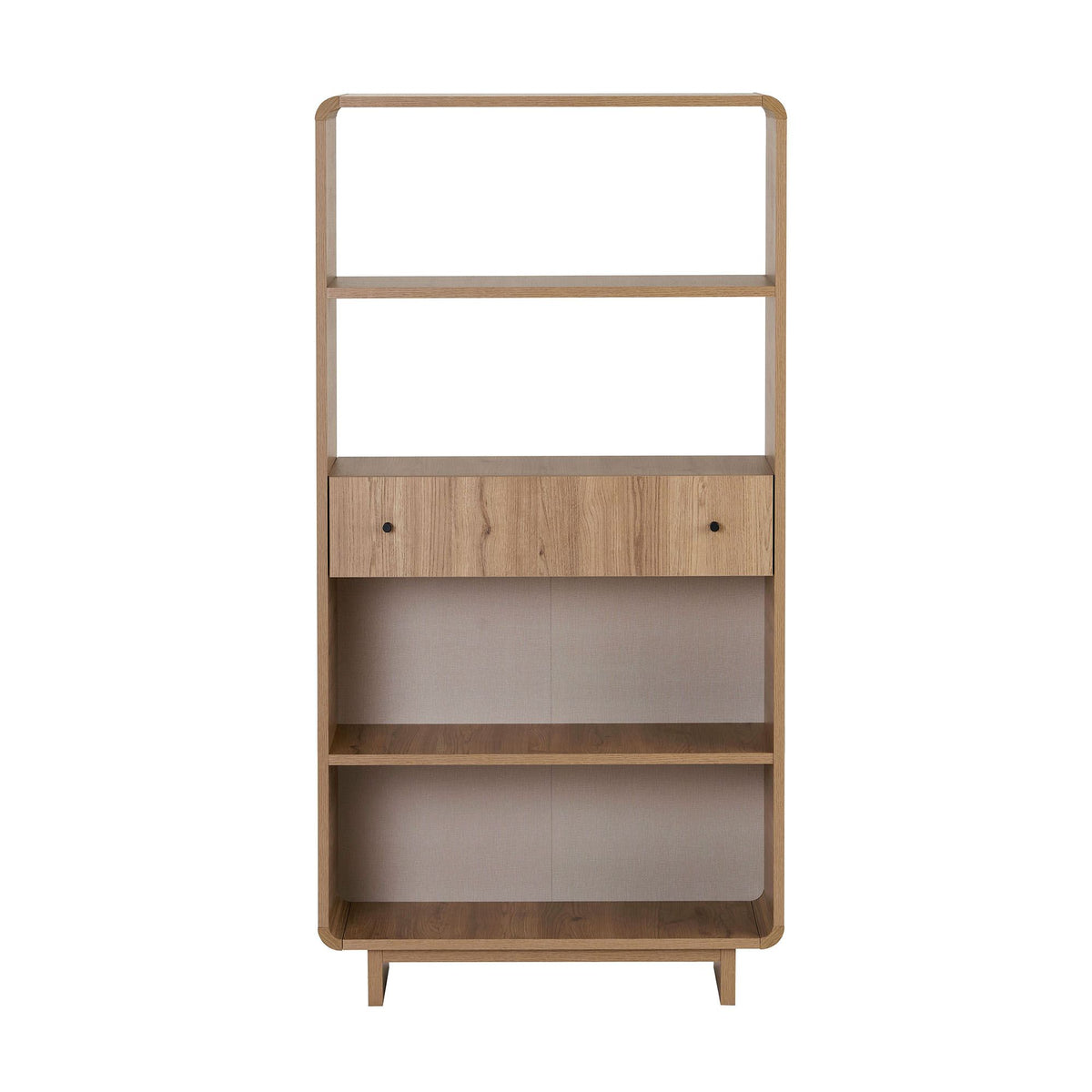 Βιβλιοθήκη Marmari Με Soft-Close Δρυς 78x34x153 εκ. Μελαμίνης