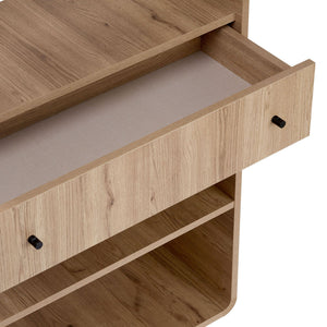 Βιβλιοθήκη Marmari Με Soft-Close Δρυς 78x34x153 εκ. Μελαμίνης