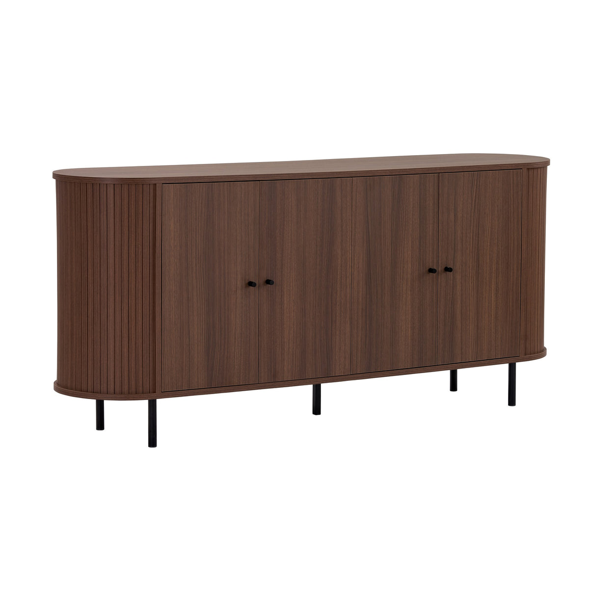 Κονσόλα Diosmos Με Soft-Close Καρυδί 180x40x80 εκ. Μελαμίνης
