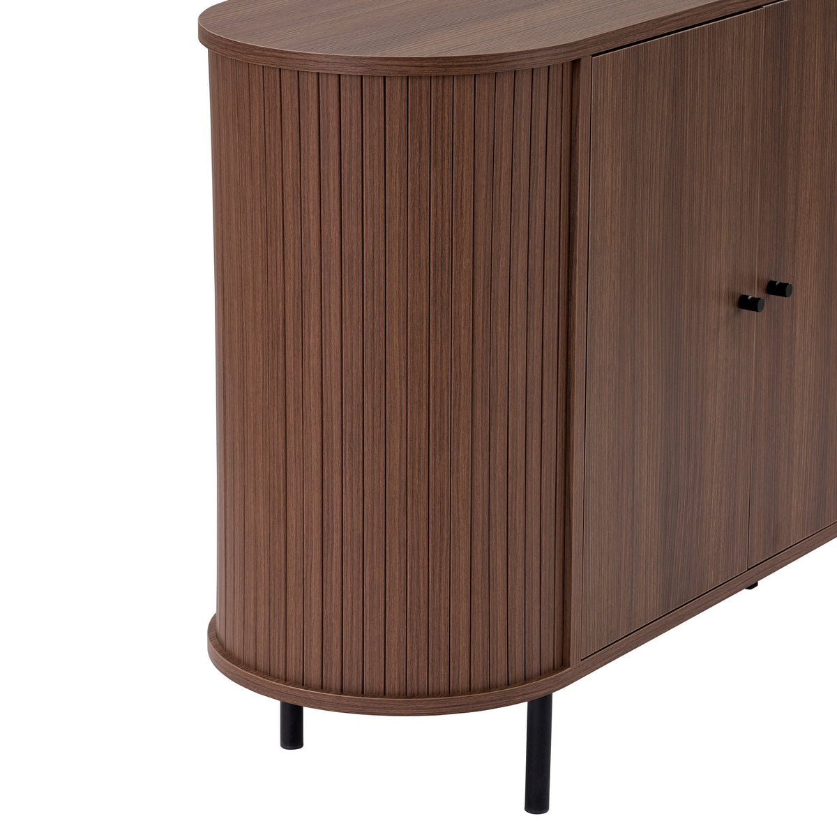 Κονσόλα Diosmos Με Soft-Close Καρυδί 180x40x80 εκ. Μελαμίνης