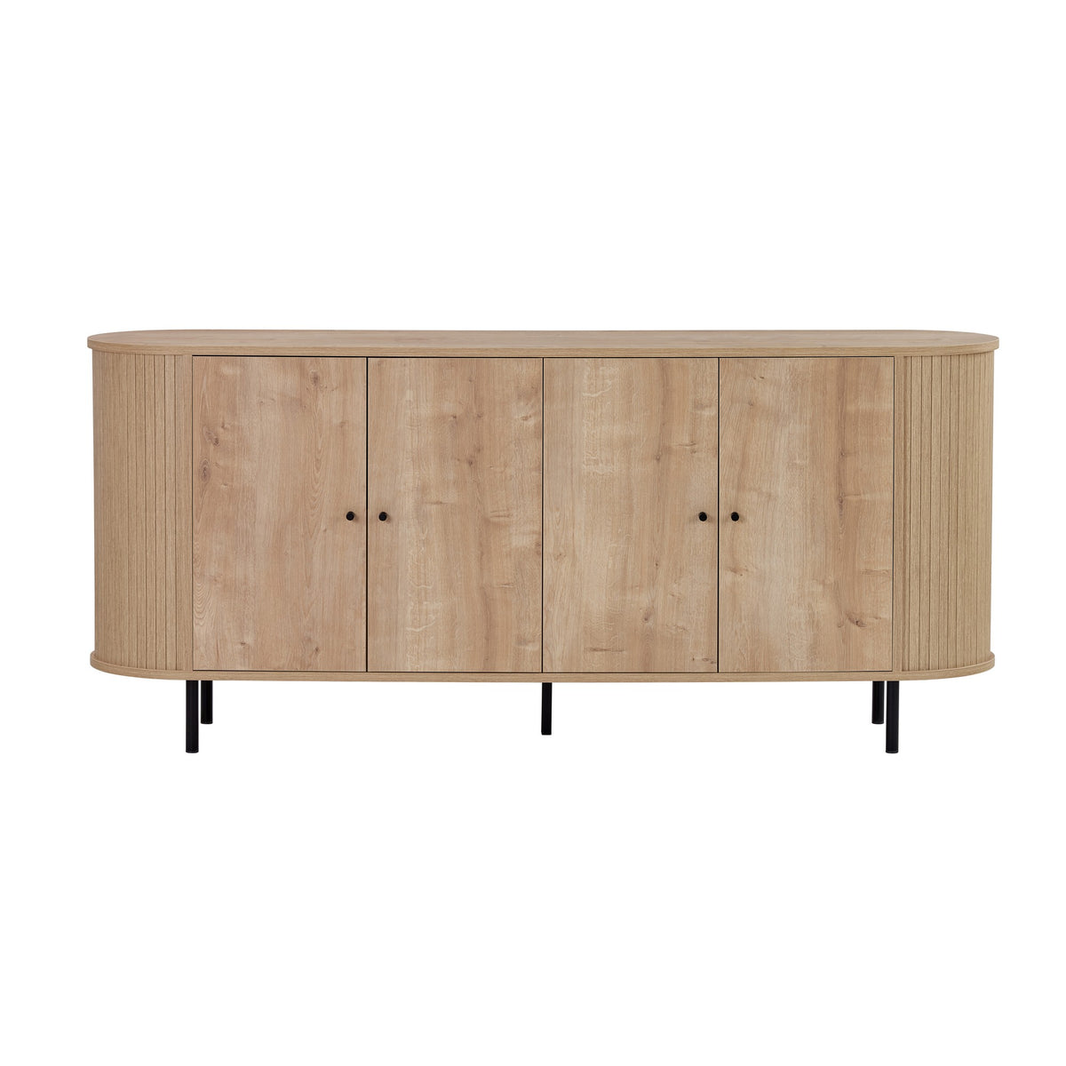 Κονσόλα Diosmos Με Soft-Close Δρυς Sapphire 180x40x80 εκ. Μελαμίνης - Pakobazaar