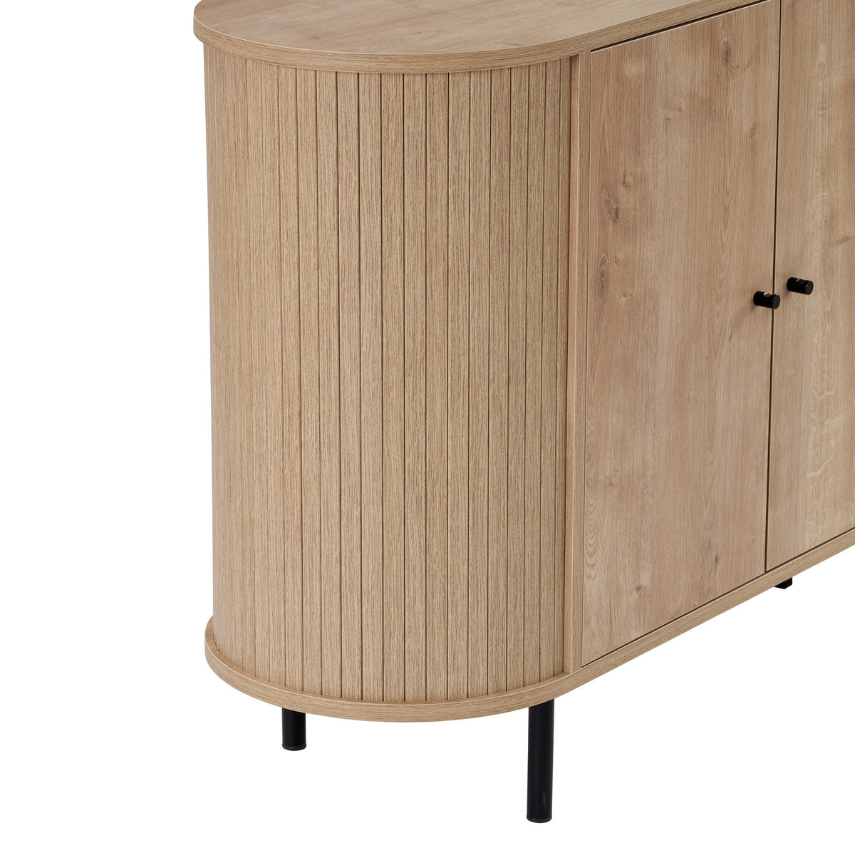 Κονσόλα Diosmos Με Soft-Close Δρυς Sapphire 180x40x80 εκ. Μελαμίνης - Pakobazaar
