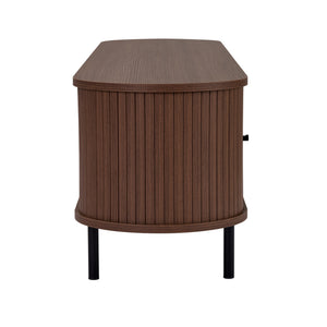 Έπιπλο Τηλεόρασης Apella Με Soft-Close Καρυδί 180x40x47 εκ. Μελαμίνης