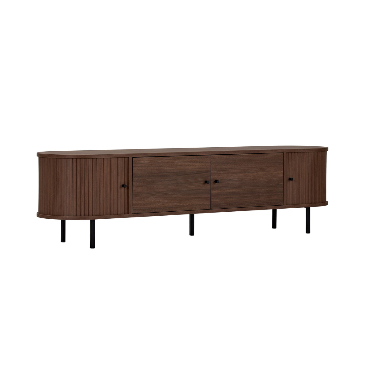 Έπιπλο Τηλεόρασης Apella Με Soft-Close Καρυδί 180x40x47 εκ. Μελαμίνης
