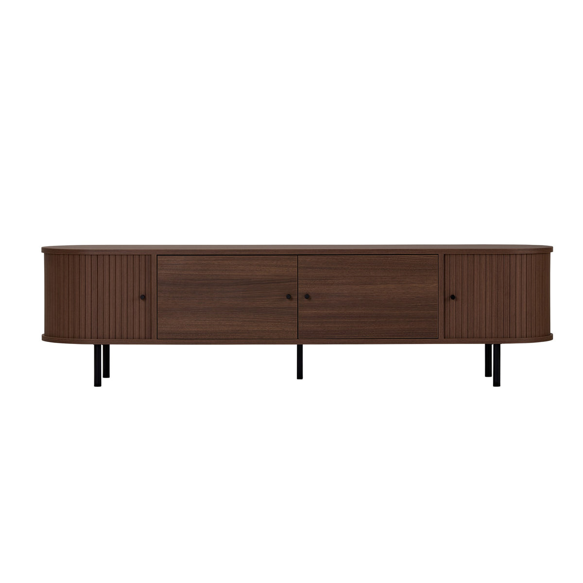 Έπιπλο Τηλεόρασης Apella Με Soft-Close Καρυδί 180x40x47 εκ. Μελαμίνης