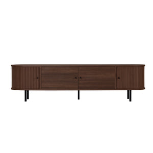 Έπιπλο Τηλεόρασης Apella Με Soft-Close Καρυδί 180x40x47 εκ. Μελαμίνης